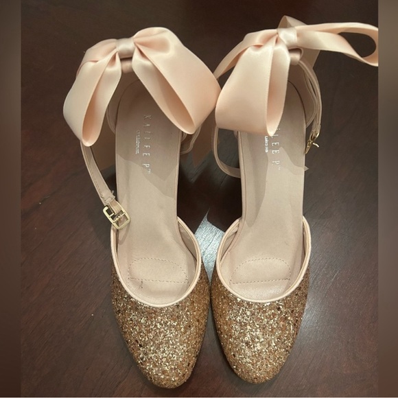 Rose gold glitter heels - Picture 5 of 5